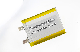 3.7V 914256 2600mAh 可穿戴设备低温聚合物锂电池