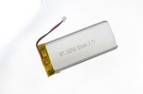 3.7V 362760 500mAh 电子产品控制盒聚合物锂电池